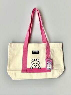 BTS BT21 Mini Canvas Tote Bag - Mang (J-Hope)